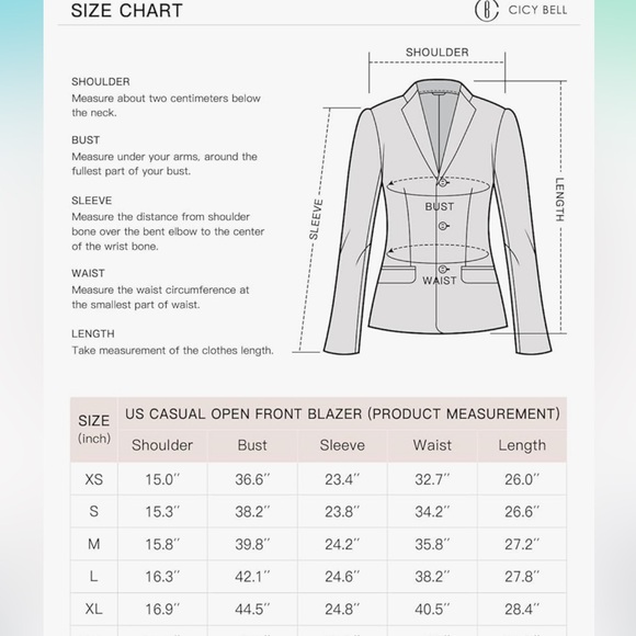 Red Cicy Bell Casual Blazer - Perfect for Office or Date Night - Picture 6 of 8